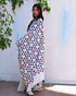 Twilight Sparkle Hand Block Printed Mul Mul Cotton Saree